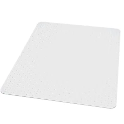 Chair Mats*ES Robbins EverLife Carpet Chair Mat, 46" x 60'', Medium-Pile, Clear (128371)
