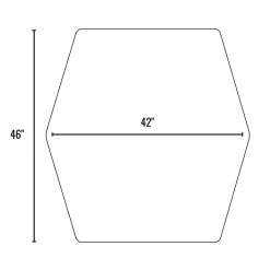 Chair Mats*ES Robbins E.S. Robbins Game Zone Chair Mat, 42