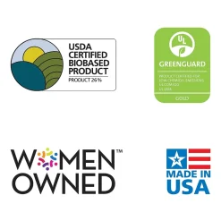 Chair Mats*ES Robbins Natural Origins Carpet Chair Mat with Lip, 45