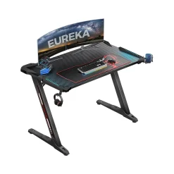 Computer Desks*Eureka Colonel Z1-S 45" Computer Gaming Desk, Black (GD0075-BK)