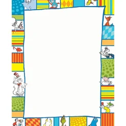 Classroom Paper*Eureka Dr. Seuss Shapes Computer Paper, 50 Sheets/Pack, 3 Packs (EU-812118-3)