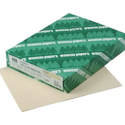 Card Stock*Exact Vellum Bristol Exact 67 lb. Cardstock Paper, 8.5" x 11", Ivory, 250 Sheets/Pack (82361)
