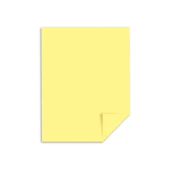 Card Stock*Exact 110 lb. Cardstock Paper, 8.5" x 11", Canary, 250 Sheets/Pack (49541)