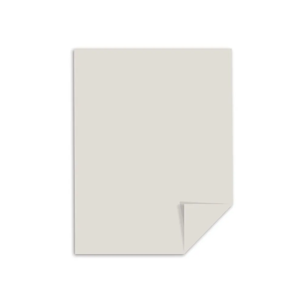 Card Stock*Exact 90 lb. Index Paper, 8.5" x 11", Gray, 250 Sheets/Pack (49191)