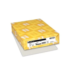 Card Stock*Exact 90 lb. Index Paper, 8.5" x 11", Gray, 250 Sheets/Pack (49191)