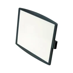 Dry Erase*Fellowes Partition Additions Graphite Dry-Erase Whiteboard, Plastic Frame, 1' x 1' (75905)