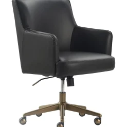 Office Chairs*Finch Belmont Ergonomic Leather Swivel Executive Chair, Charcoal (CHR10061C)