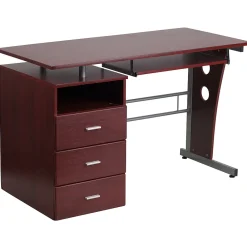 Computer Desks*Flash Furniture 47" Laminate L-Shape Computer Desk, Mahogany (NANWK008)