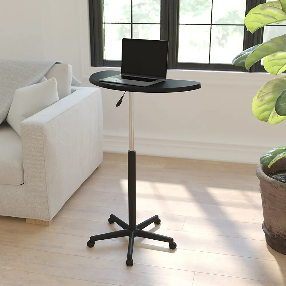 Office Desks*Flash Furniture 25" Laminate Laptop Desks Black (NANJN2792)