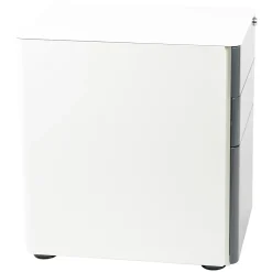 File Cabinets*Flash Furniture 3-Drawer Cabinet, Legal & Letter Files, White/Charcoal, 21