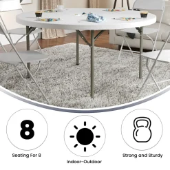 Folding Tables*Flash Furniture Elon Folding Table, 59.75