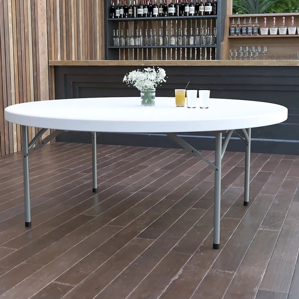 Folding Tables*Flash Furniture Elon Folding Table, 71" x 71", Granite White (DADYCZ180RGW)