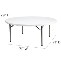 Folding Tables*Flash Furniture Elon Folding Table, 71