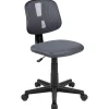 Office Chairs*Flash Furniture Flash Fundamentals Armless Ergonomic Mesh Swivel Mid-Back Task Office Chair, Gray (LF134GY)