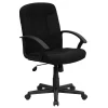 Office Chairs*Flash Furniture Garver Fabric Swivel Mid-Back Executive Office Chair, Black (GOST6BKFAB)