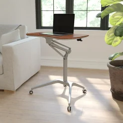 Standing Desks*Flash Furniture Gia 28"W Rectangular Adjustable Standing Computer Desk, Mahogany (NANIP10)