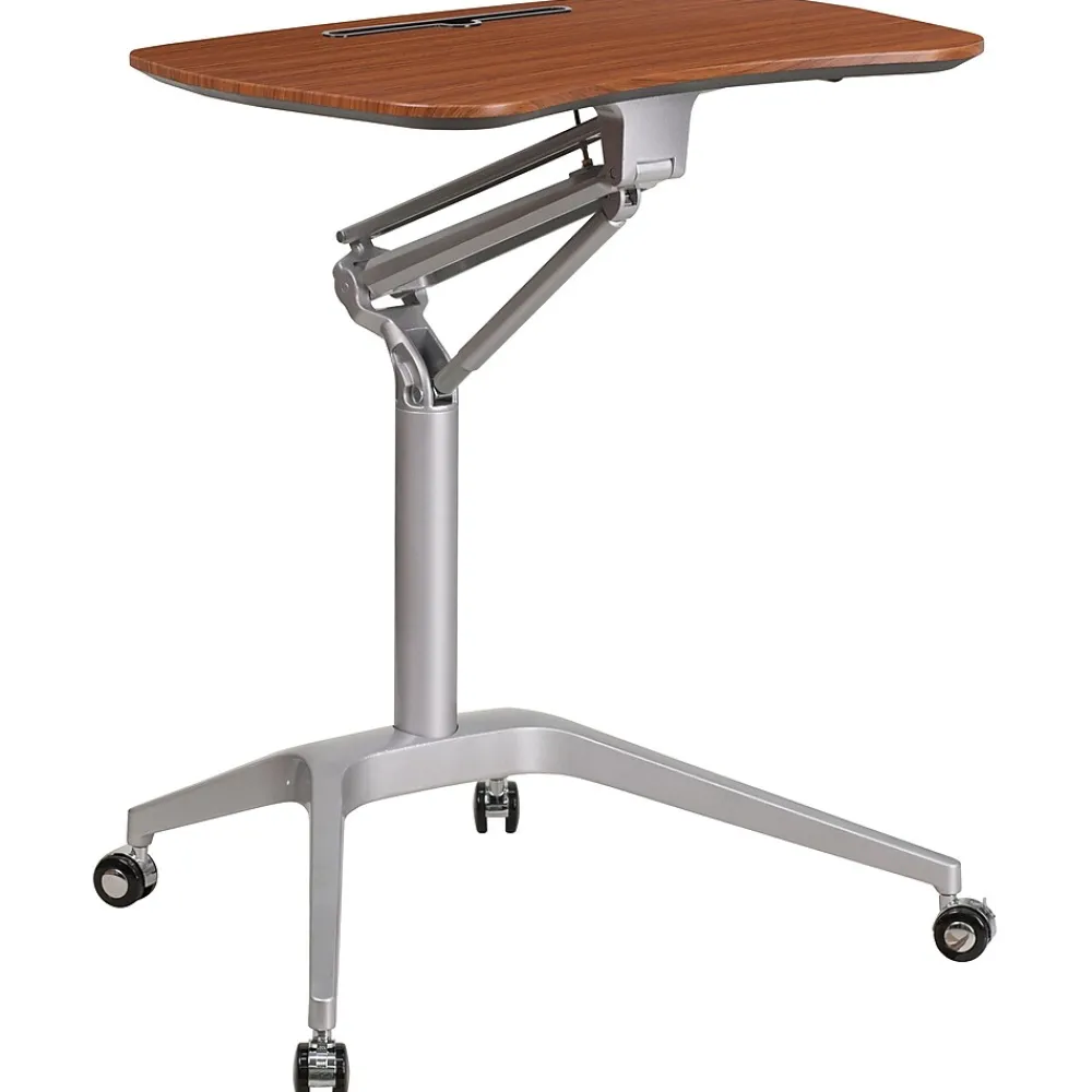 Standing Desks*Flash Furniture Gia 28"W Rectangular Adjustable Standing Computer Desk, Mahogany (NANIP10)