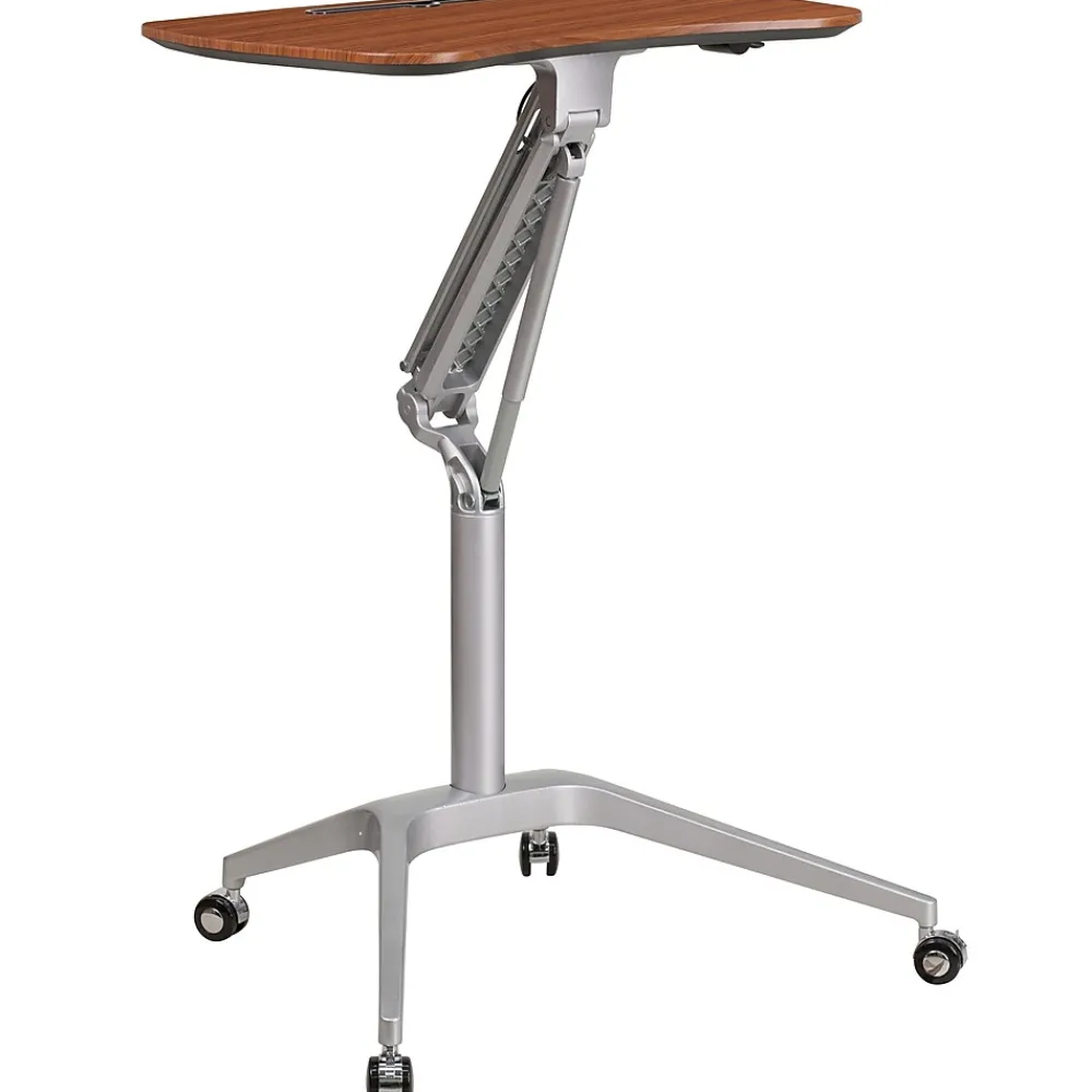 Standing Desks*Flash Furniture Gia 28"W Rectangular Adjustable Standing Computer Desk, Mahogany (NANIP10)