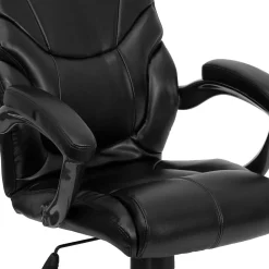 Office Chairs*Flash Furniture Greer Ergonomic LeatherSoft Swivel High Back Executive Office Chair, Black (GO724HBKLEA)