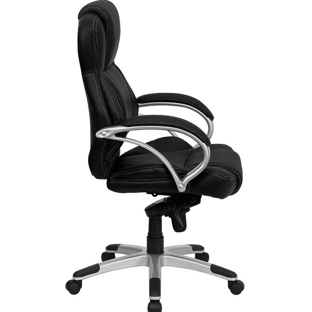 Office Chairs*Flash Furniture Hawkins Ergonomic LeatherSoft Swivel High Back Executive Office Chair, Black (H9626L2)
