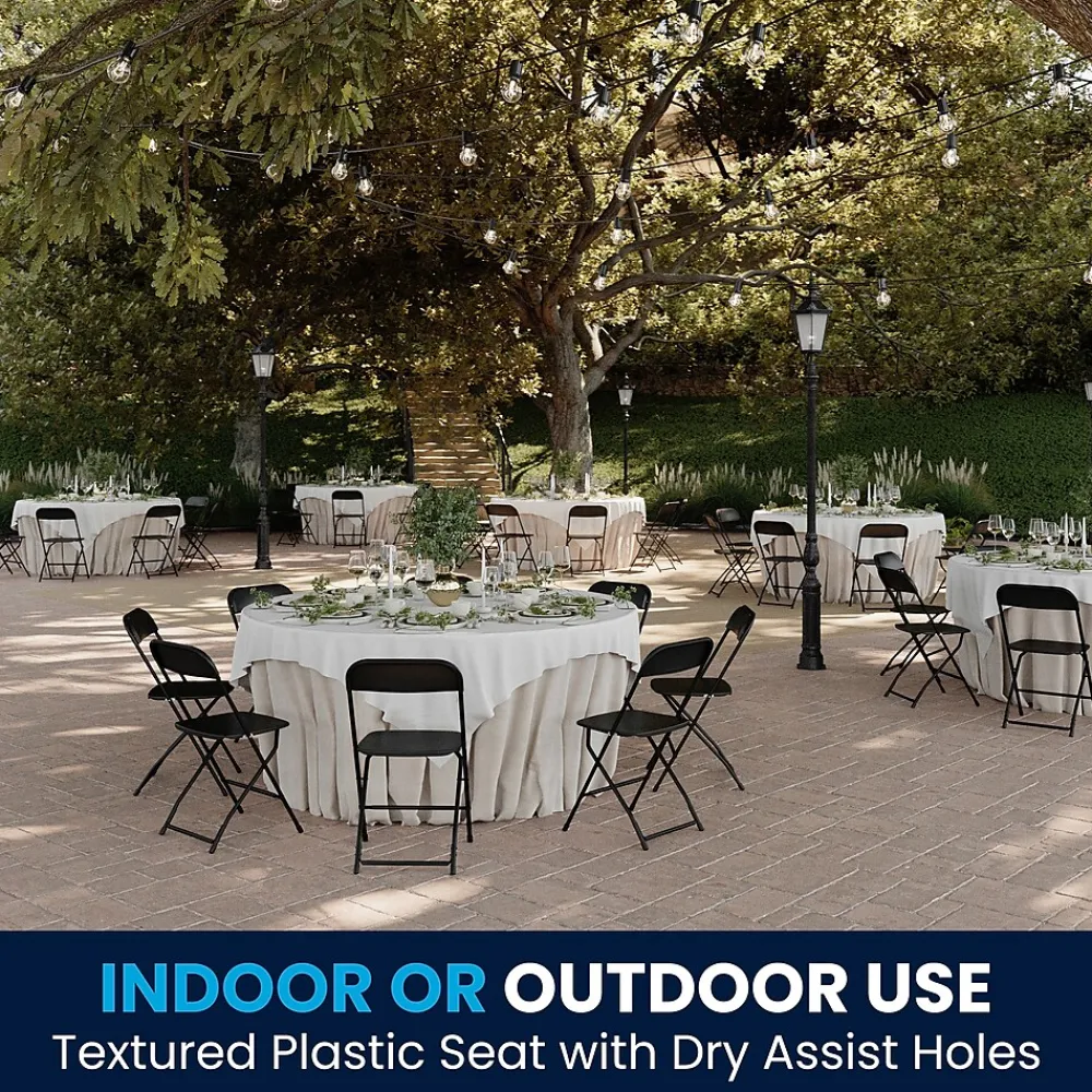 Folding & Stacking*Flash Furniture HERCULES Plastic Office Chair, Black (LE-L-3-BK-GG)