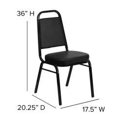 Folding & Stacking*Flash Furniture HERCULES Series Vinyl Banquet Chair, Black (FD-BHF-1-GG)
