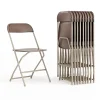 Folding & Stacking*Flash Furniture HERCULES™ Plastic Armless Folding Chair, Premium Brown, 10/Pack