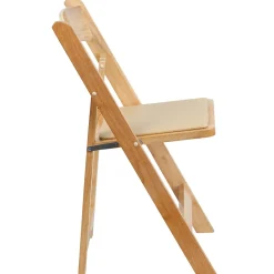 Folding & Stacking*Flash Furniture HERCULES™ Wood Armless Folding Chair, Natural, 4/Pack (4XF2903NATURAL)