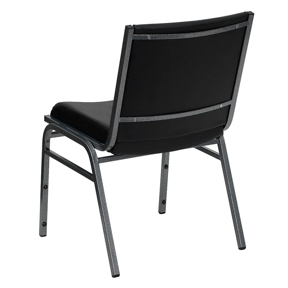 Folding & Stacking*Flash Furniture HERCULES Series Vinyl Stack Chair, Black (XU60153BKVYL)