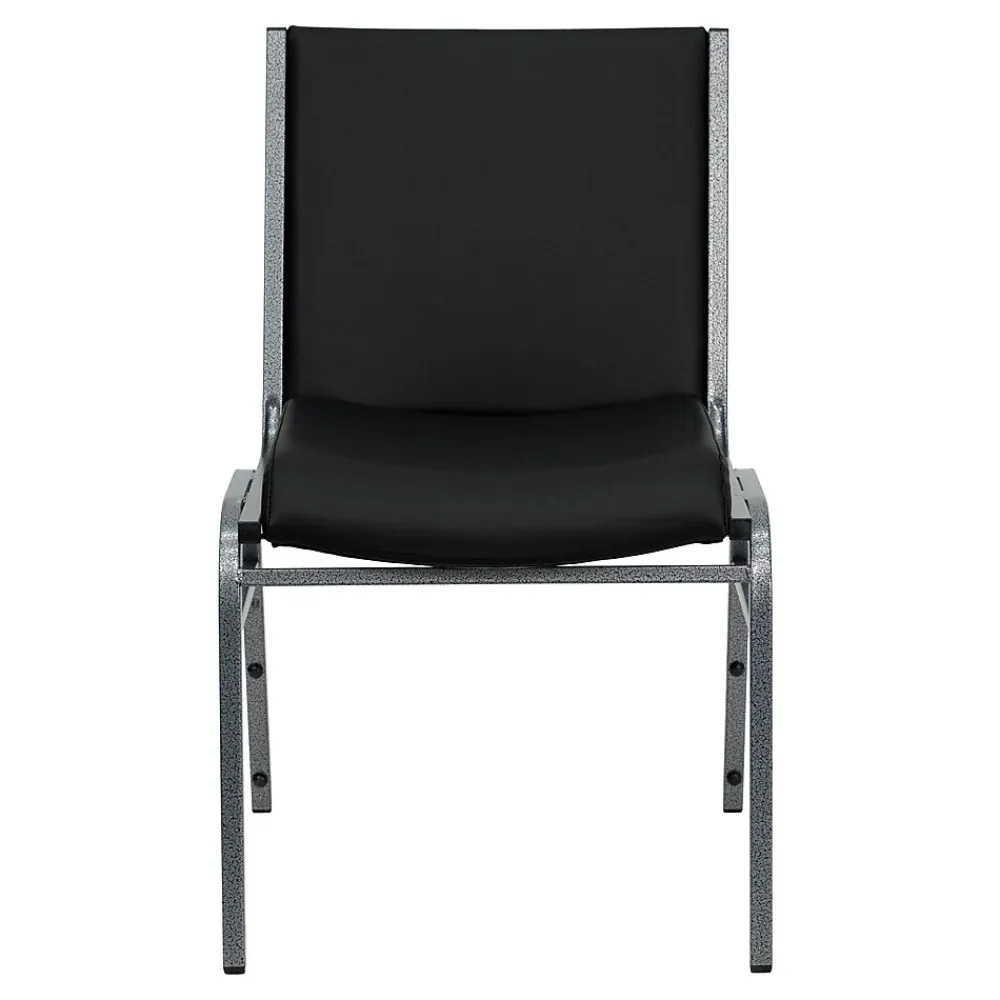 Folding & Stacking*Flash Furniture HERCULES Series Vinyl Stack Chair, Black (XU60153BKVYL)