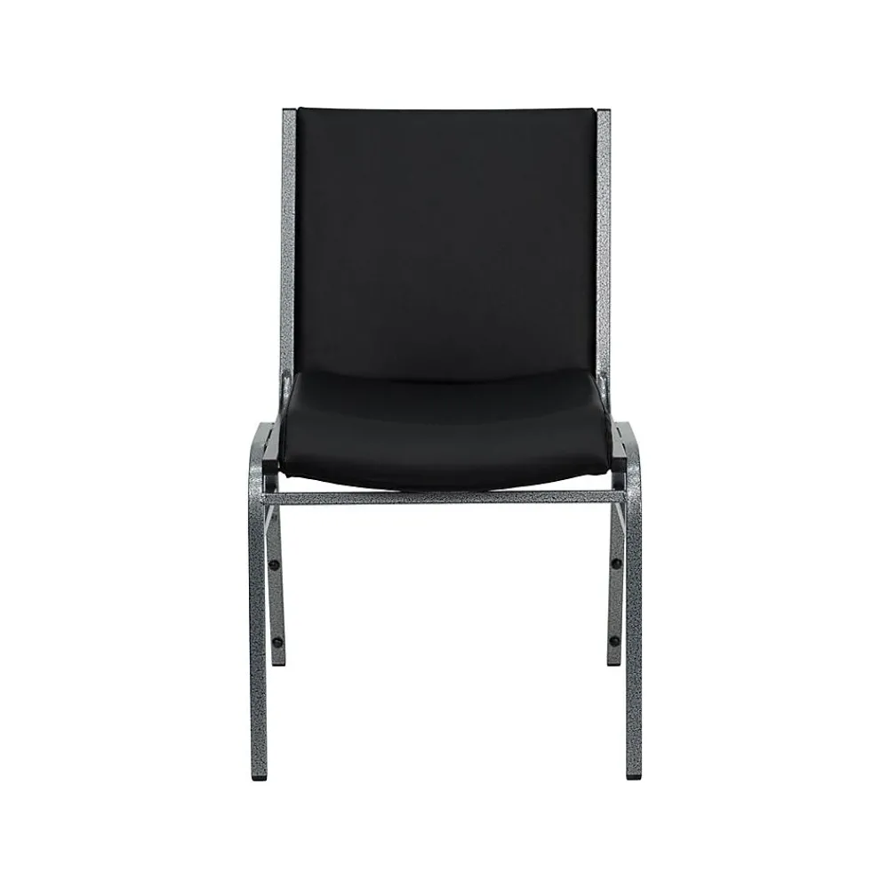 Folding & Stacking*Flash Furniture HERCULES™ Vinyl Heavy Duty Stack Chair, Black, 40/Pack (40XU60153BKVYL)