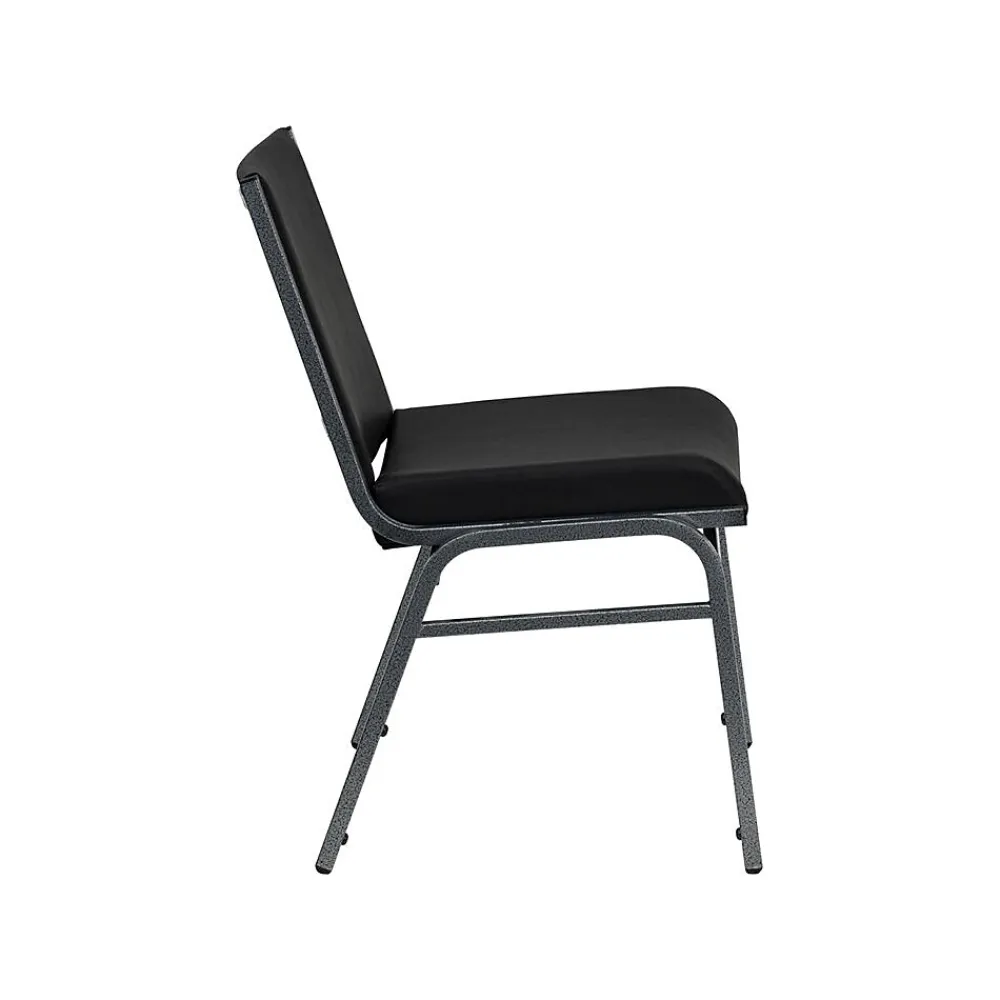 Folding & Stacking*Flash Furniture HERCULES™ Vinyl Heavy Duty Stack Chair, Black, 40/Pack (40XU60153BKVYL)