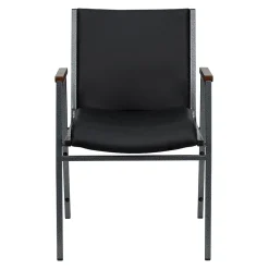Folding & Stacking*Flash Furniture HERCULES Series Vinyl Stack Chair with Arms, Black (XU60154BKVYL)