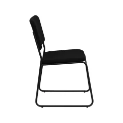 Folding & Stacking*Flash Furniture HERCULES™ High Density Fabric Stacking Chair With Sled Base, Black, 20/Pack (20XU8700BLKB30)