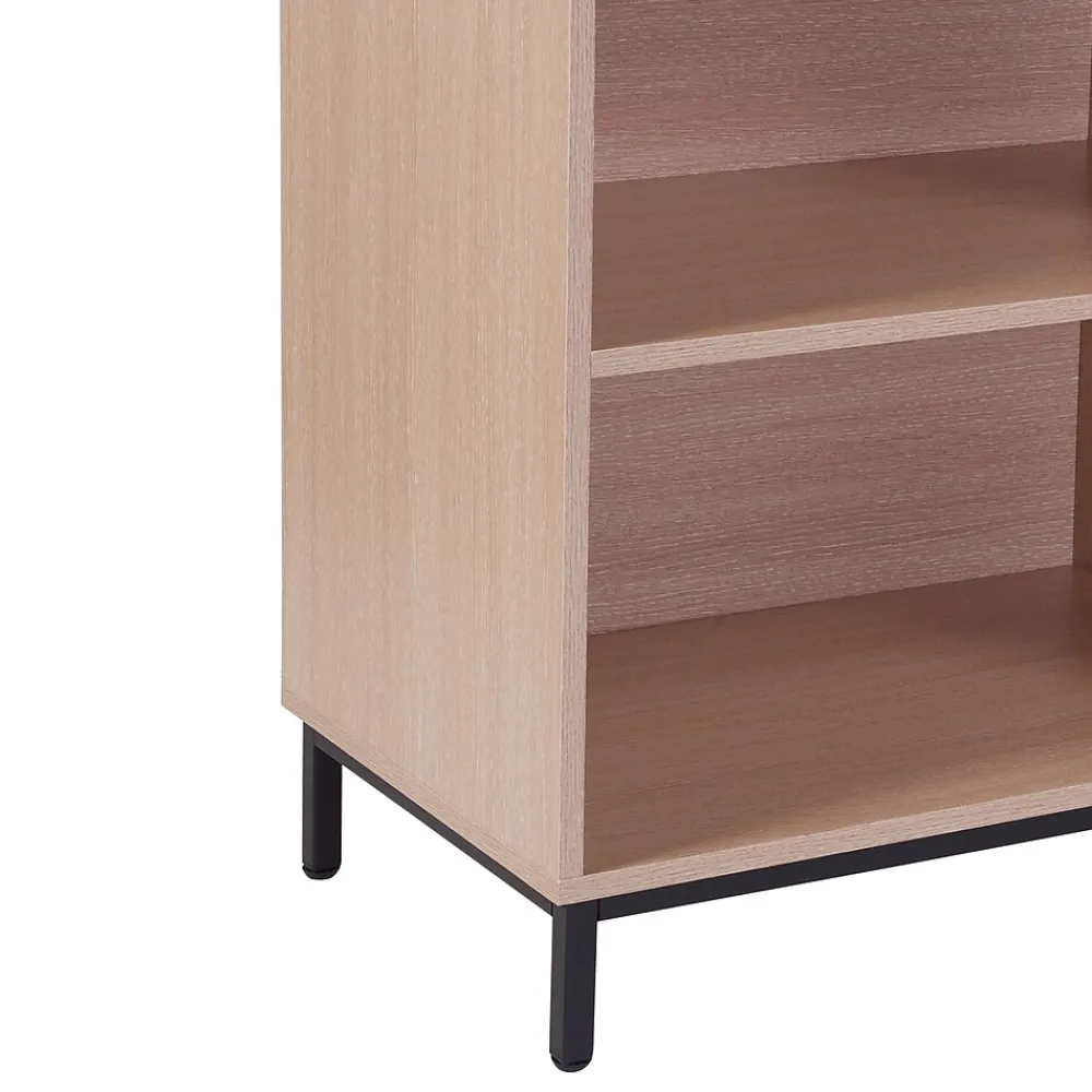 Bookcases*Flash Furniture HERCULES Series 29.5"H 4-Shelf Bookcase, Oak Laminate (NANJH1764)