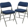 Folding & Stacking*Flash Furniture HERCULES Series Fabric Folding Chair, Navy, 2/Pack (2HAMC320AFNVY)