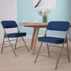 Folding & Stacking*Flash Furniture HERCULES Series Fabric Folding Chair, Navy, 2/Pack (2HAMC320AFNVY)