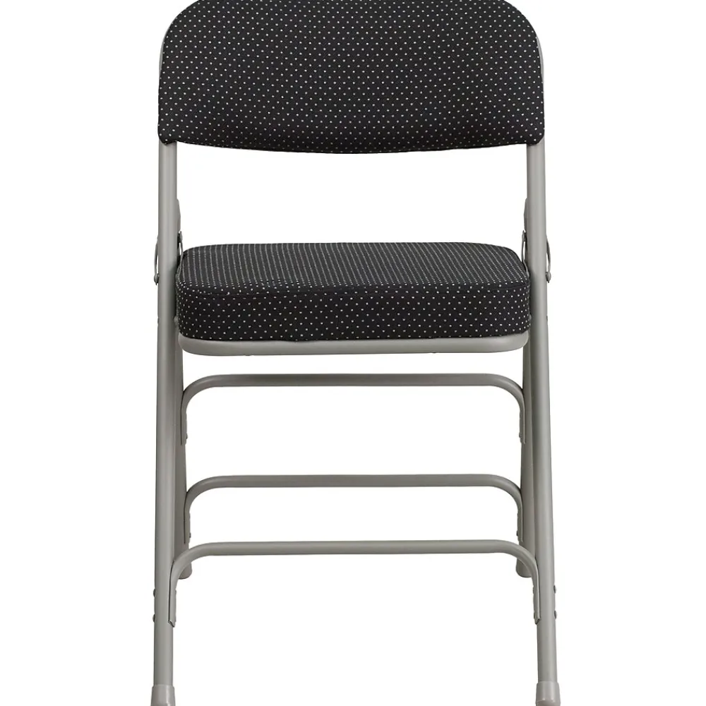 Folding & Stacking*Flash Furniture HERCULES Series Fabric Folding Chair, Black, 2/Pack (2AWMC320AFBK)