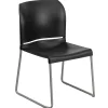 Folding & Stacking*Flash Furniture HERCULES 8Full Back Stack Chairs W/Sled Base, Black, 20/Pack