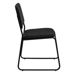 Folding & Stacking*Flash Furniture HERCULES Vinyl Stacking Chairs W/Sled Base, Black, 30/Pack