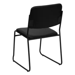 Folding & Stacking*Flash Furniture HERCULES Vinyl Stacking Chairs W/Sled Base, Black, 30/Pack