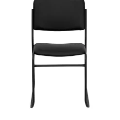 Folding & Stacking*Flash Furniture HERCULES Vinyl Stacking Chairs W/Sled Base, Black, 30/Pack