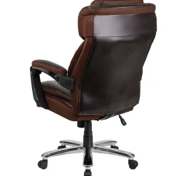 Office Chairs*Flash Furniture Hercules Series Ergonomic LeatherSoft Swivel Big & Tall Executive Office Chair, Brown (GO2223BN)