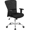 Office Chairs*Flash Furniture Jasmine Ergonomic Mesh Swivel Mid-Back Task Office Chair, Black (GO5307B)
