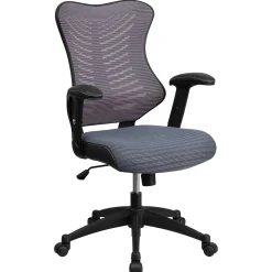 Office Chairs*Flash Furniture Kale Ergonomic Mesh Swivel High Back Executive Office Chair, Gray (BLZP806GY)