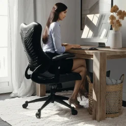 Office Chairs*Flash Furniture Kale Ergonomic Mesh Swivel High Back Executive Office Chair, Black (BLZP806BK)
