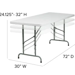 Folding Tables*Flash Furniture Kathryn Folding Table, 72