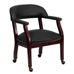 Office Chairs*Flash Furniture Leather Conference Chair, Black (BZ100LFBKLEA)