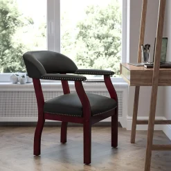 Office Chairs*Flash Furniture Leather Conference Chair, Black (BZ105LFBKLEA)