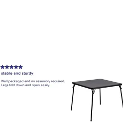 Folding Tables*Flash Furniture Madelyn Folding Table, 33.5